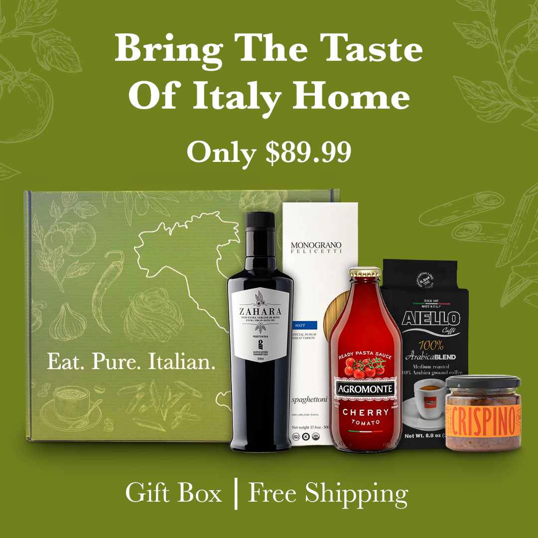 your italian table gift box, bring the taste of italy home