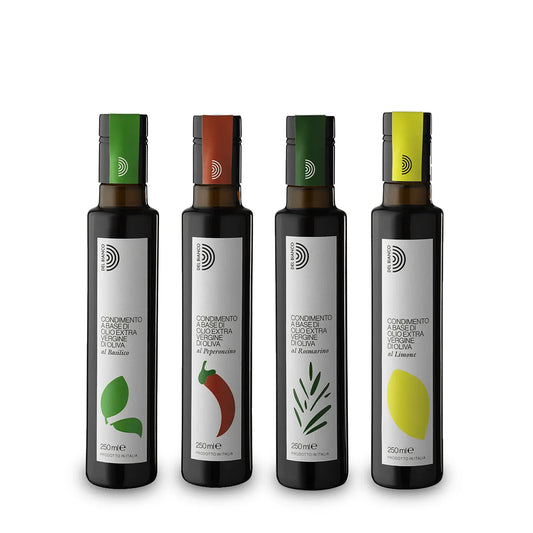 Olio Del Bianco 100% Extra Virgin Olive Oil Infusions Collection